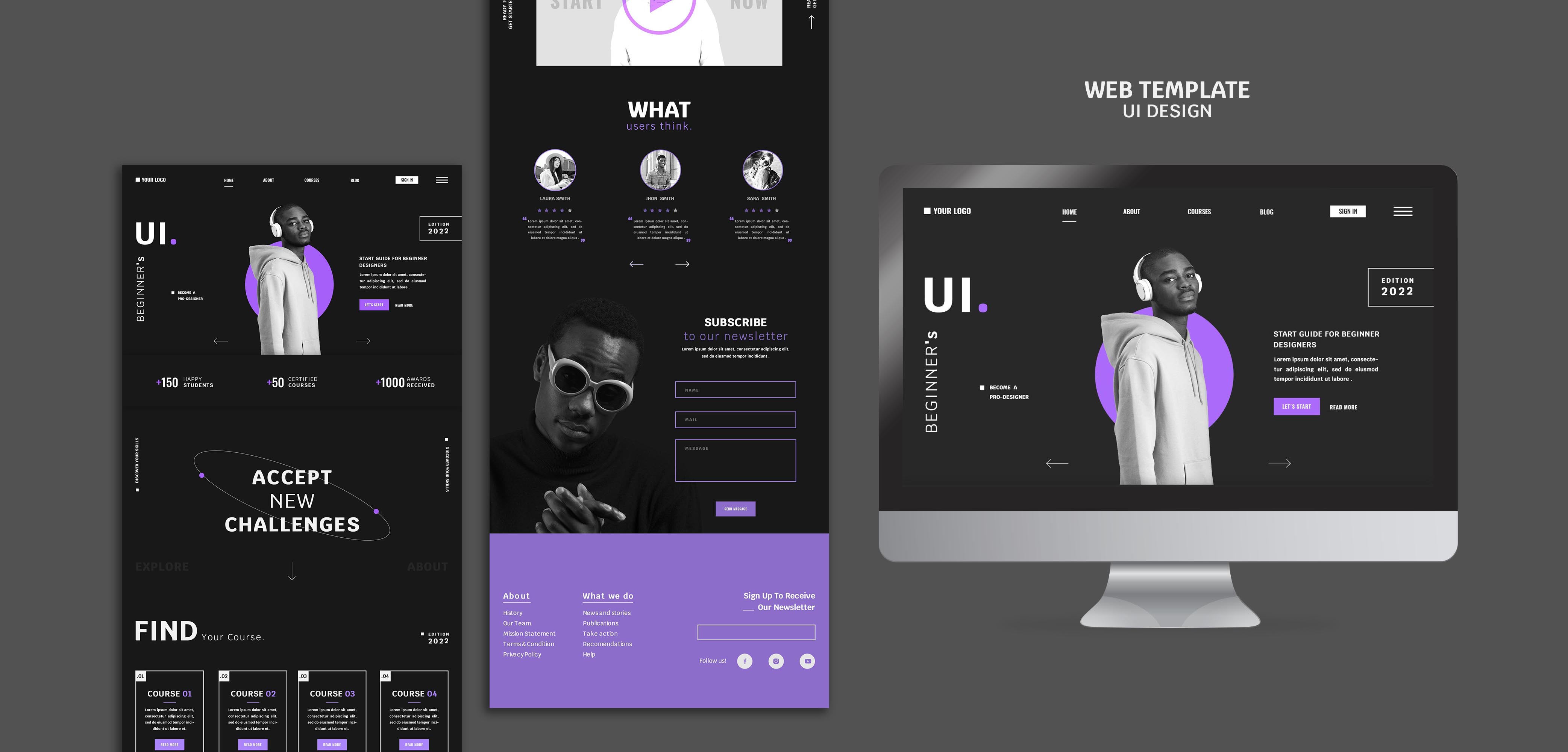 Nowoczesny design strony